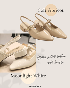 【限時禮遇 Limited Offer】ROF7010 Elegant Ankle-Wrap Mule Heels