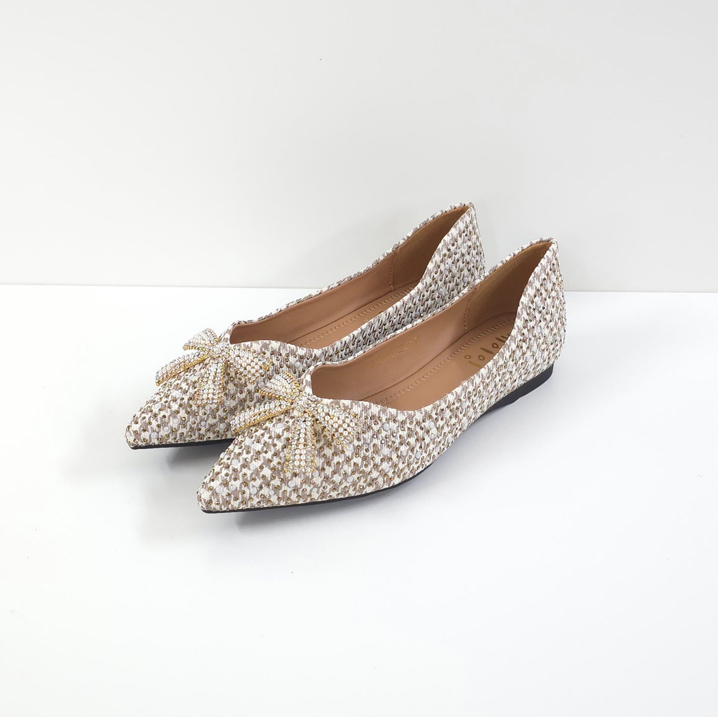 Twinkle Tartan Bow Flats