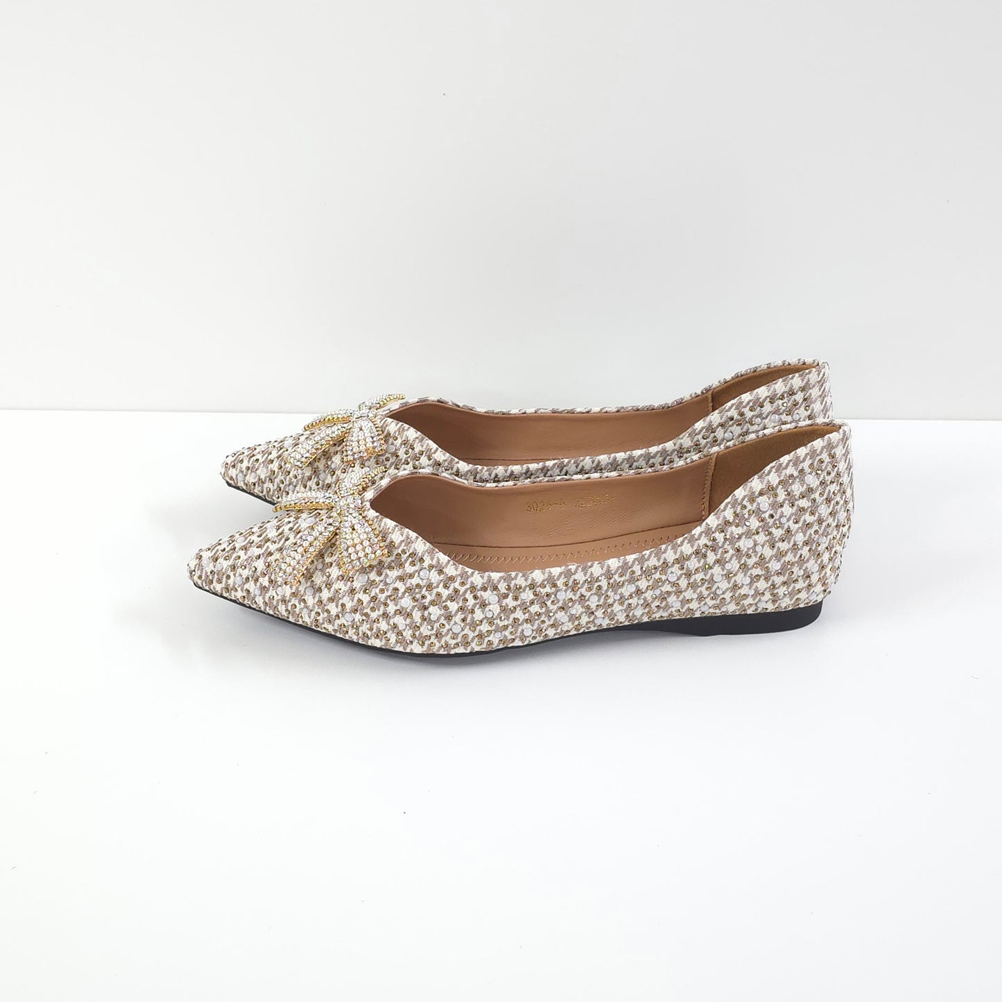 Twinkle Tartan Bow Flats