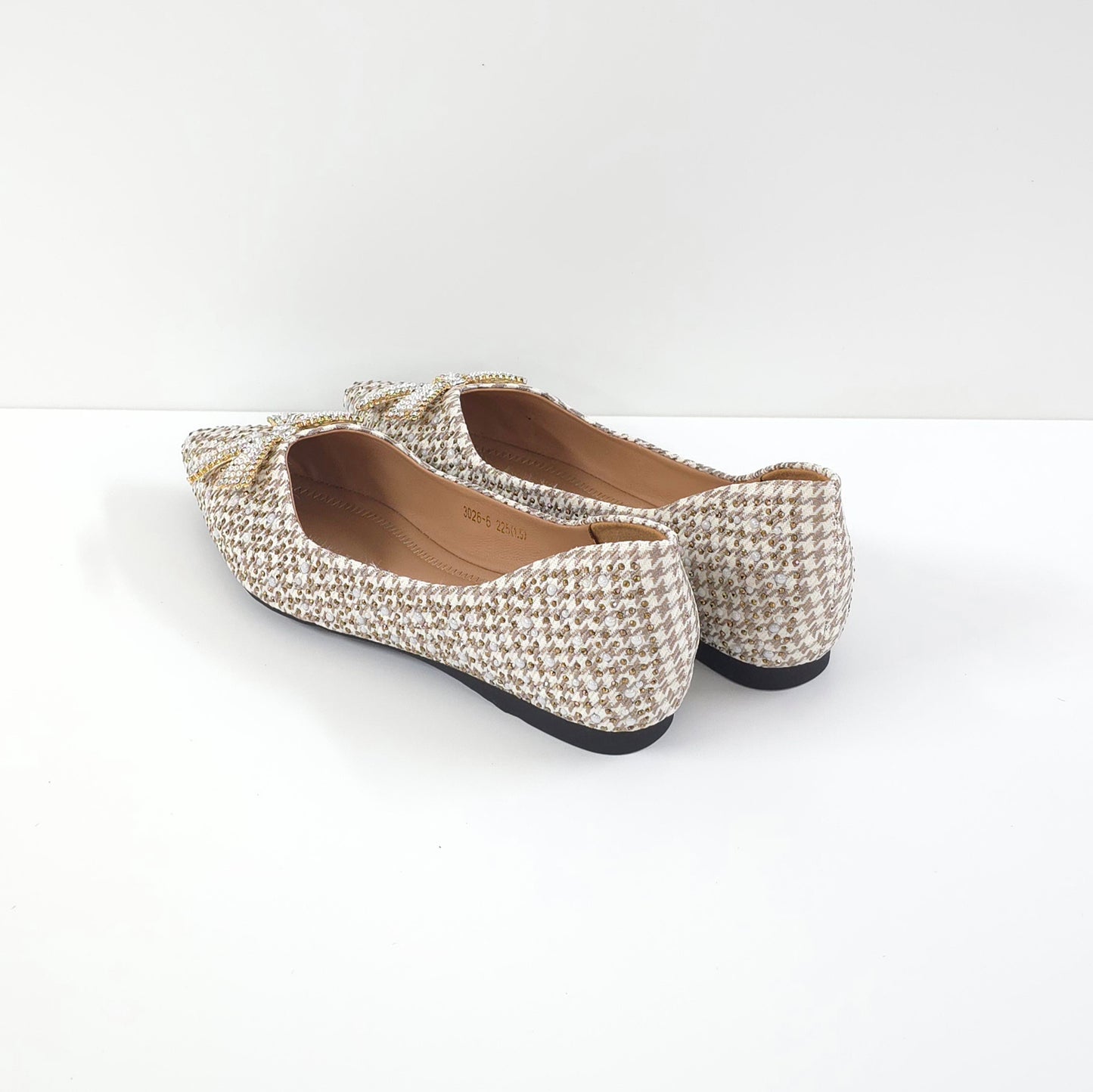 Twinkle Tartan Bow Flats
