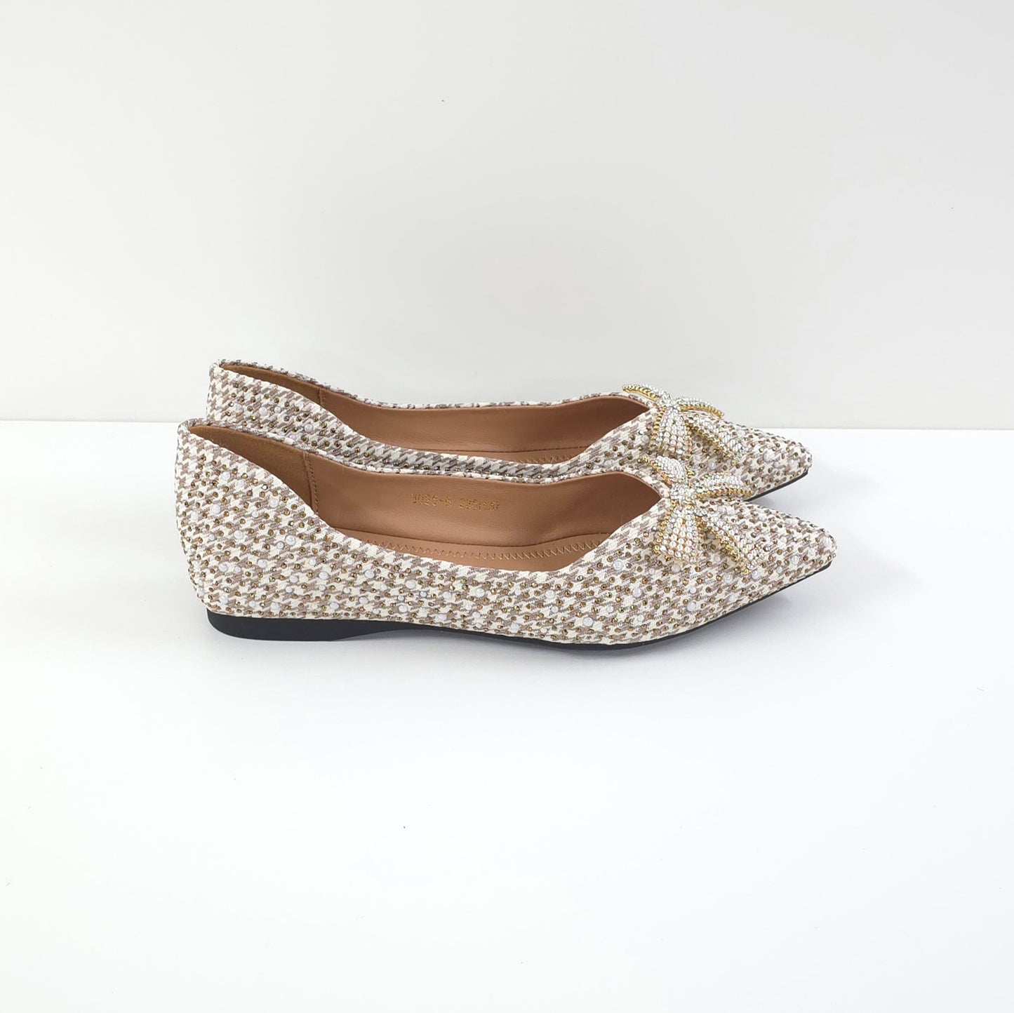 Twinkle Tartan Bow Flats
