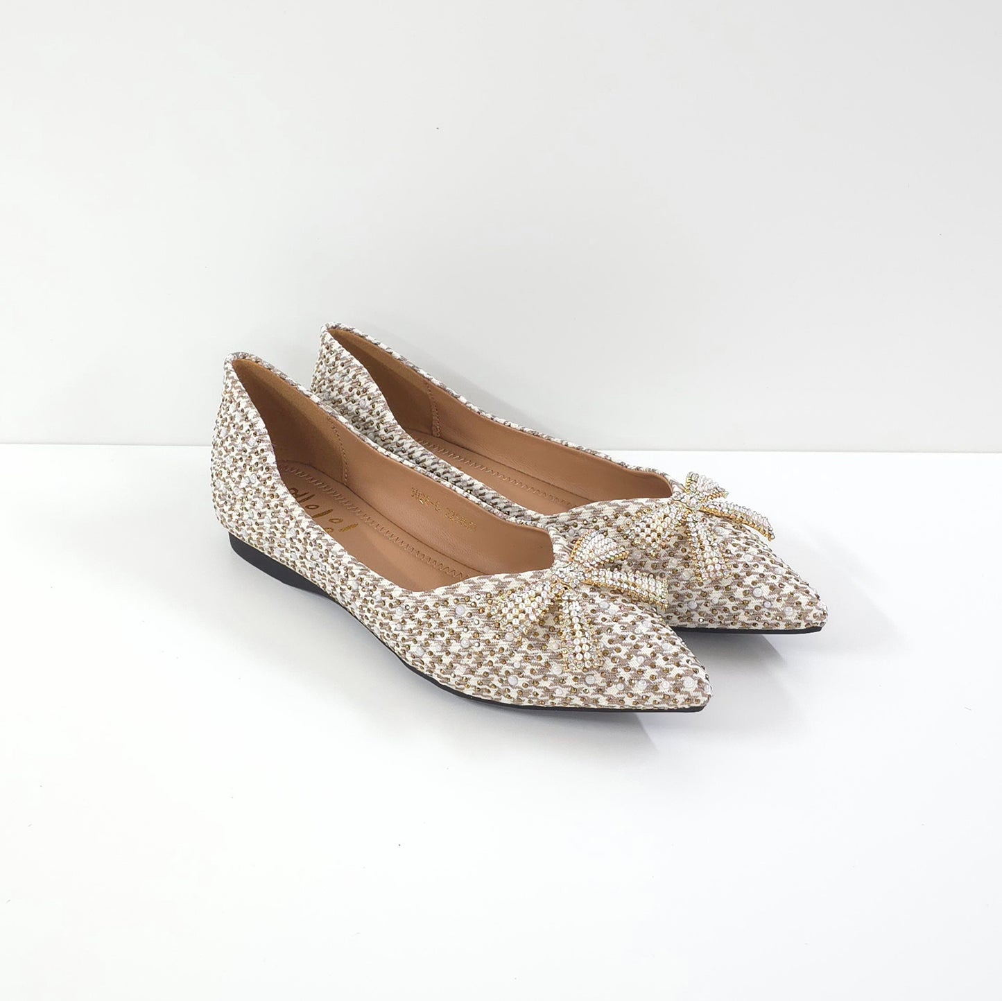 Twinkle Tartan Bow Flats