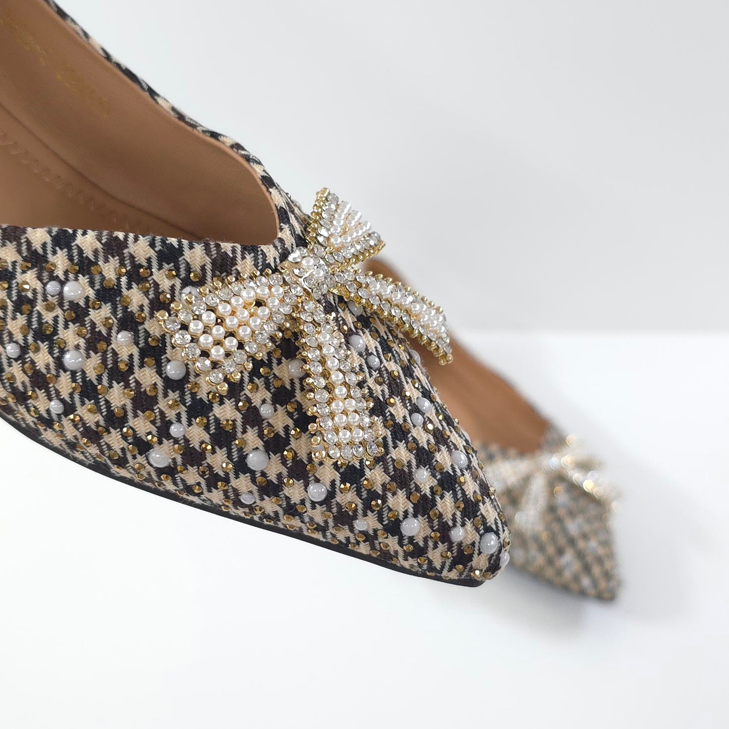 Twinkle Tartan Bow Flats