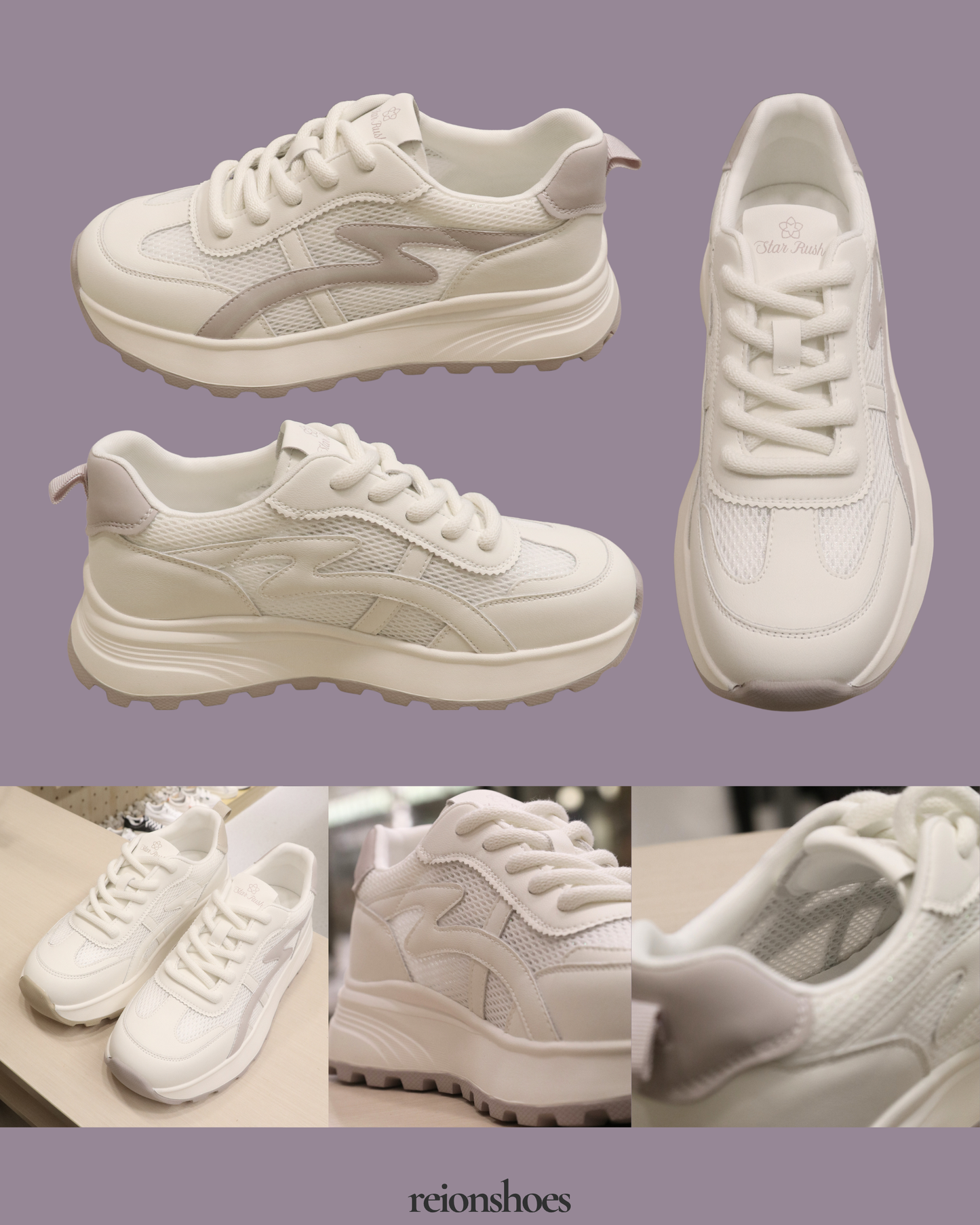 ROF26211 Macaron-colored Summer Lightweight Sneakers
