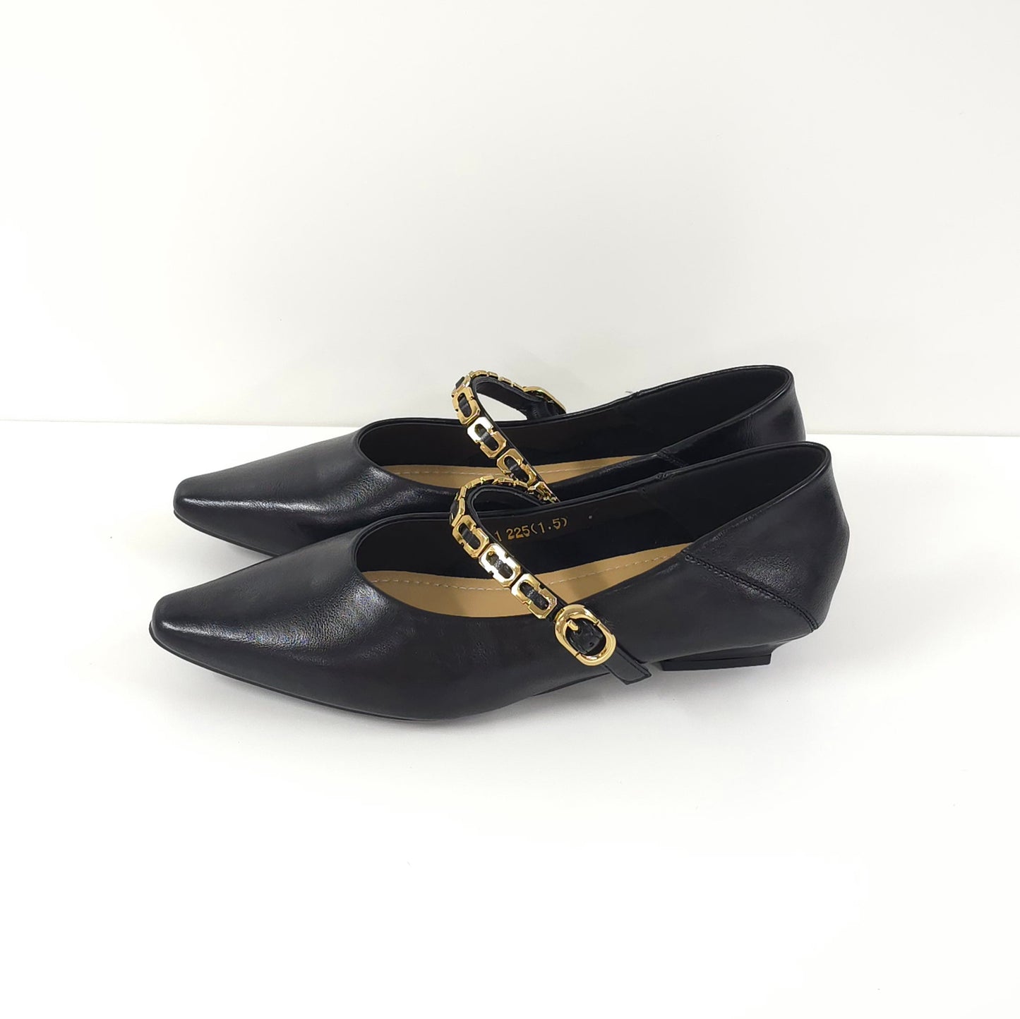 Low Heel with Metal Chain
