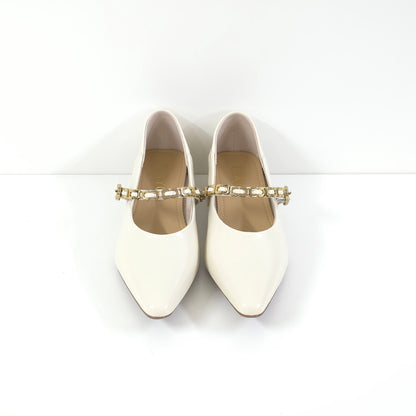Low Heel with Metal Chain
