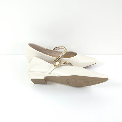 Low Heel with Metal Chain