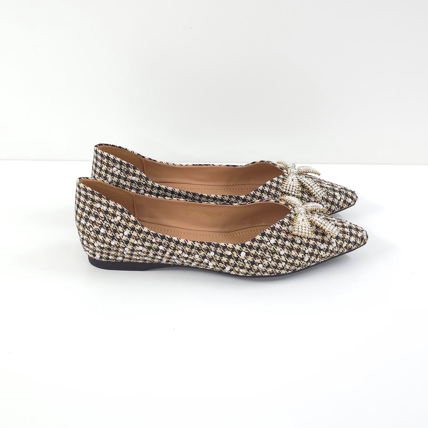 Twinkle Tartan Bow Flats