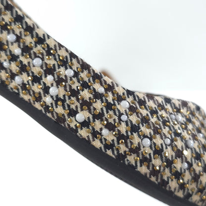 Twinkle Tartan Bow Flats