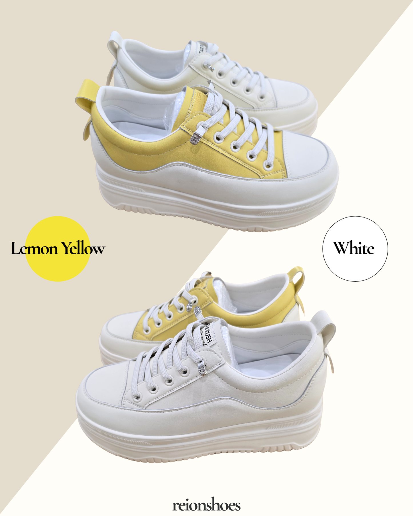 L95638 Hidden-Wedge Platform Shoes