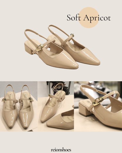 ROF7010 Elegant Ankle-Wrap Mule Heels