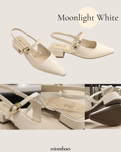 ROF7010 Elegant Ankle-Wrap Mule Heels