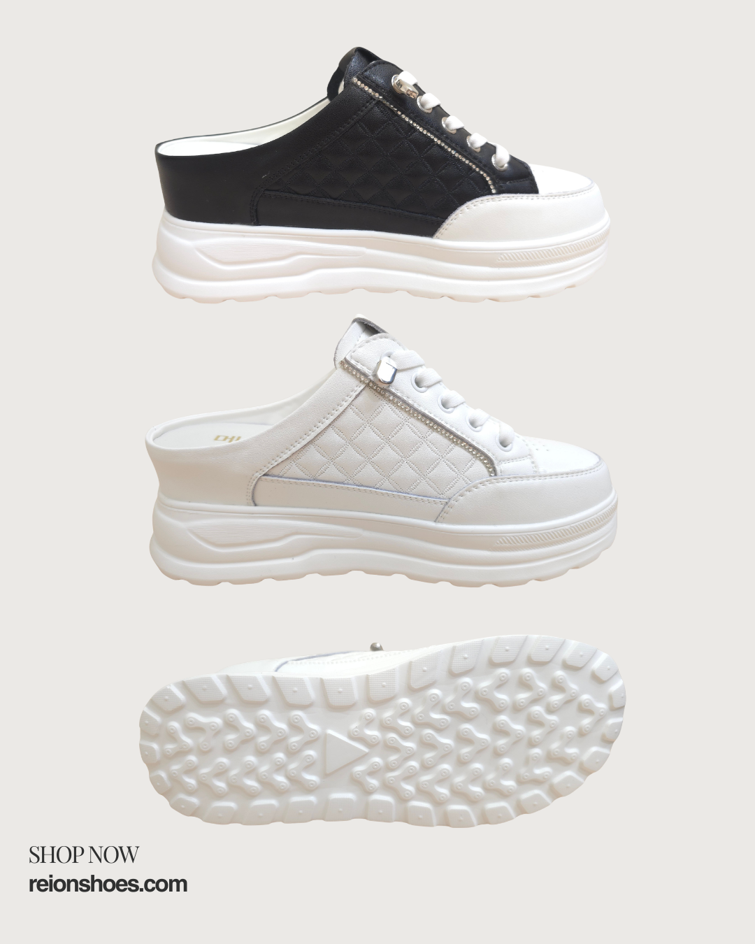 ROM31221 Casual Slip-On Mules