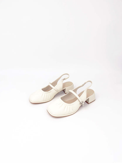 Cloud-like低跟涼鞋 Cloud-like Simple Slingbacks