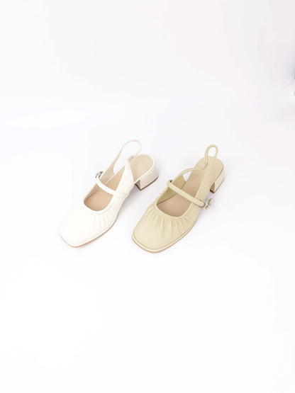 Cloud-like低跟涼鞋 Cloud-like Simple Slingbacks