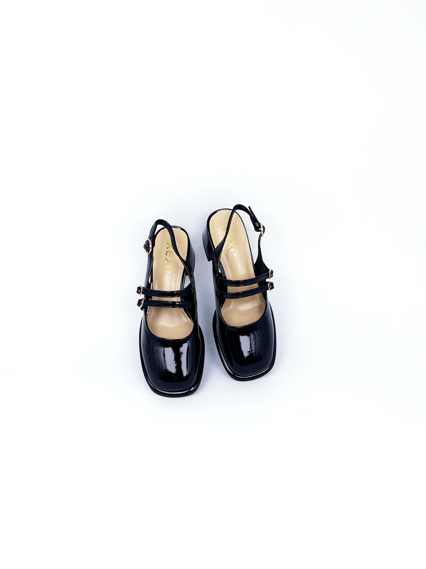 法式雙帶瑪莉珍 French Twin Belt Mary Jane Slingbacks