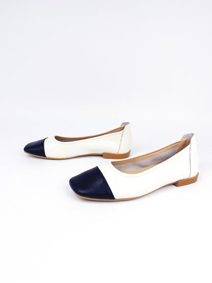 雙色平底鞋 Two-tone Flats