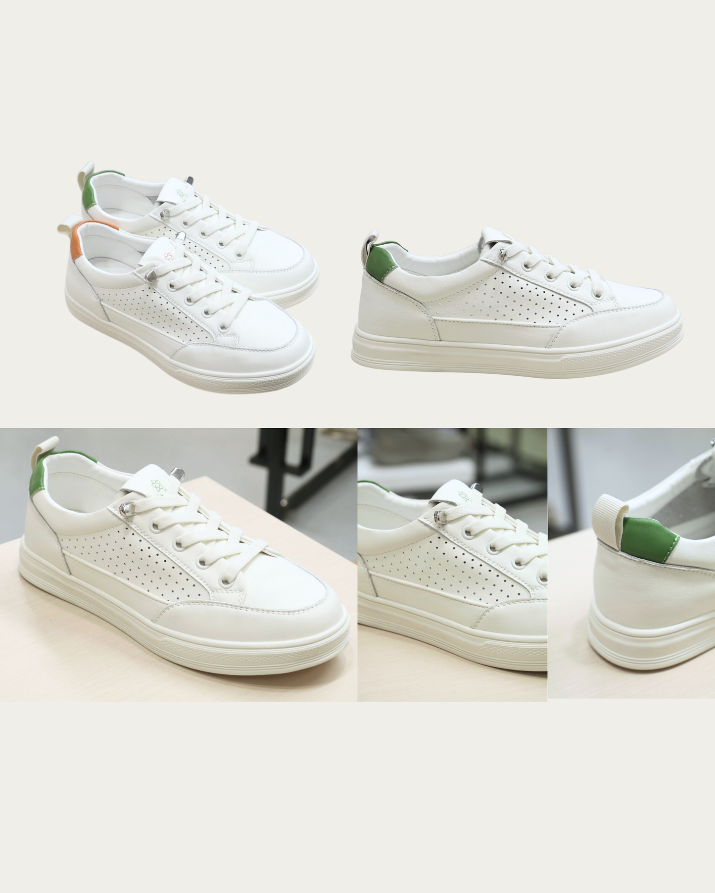 ROM13536 Simple Casual Flat Sneakers