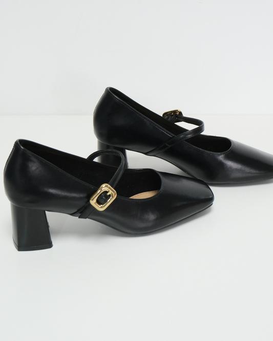 方扣瑪莉珍高跟鞋 Square-Buckle Mary Jane High Heels